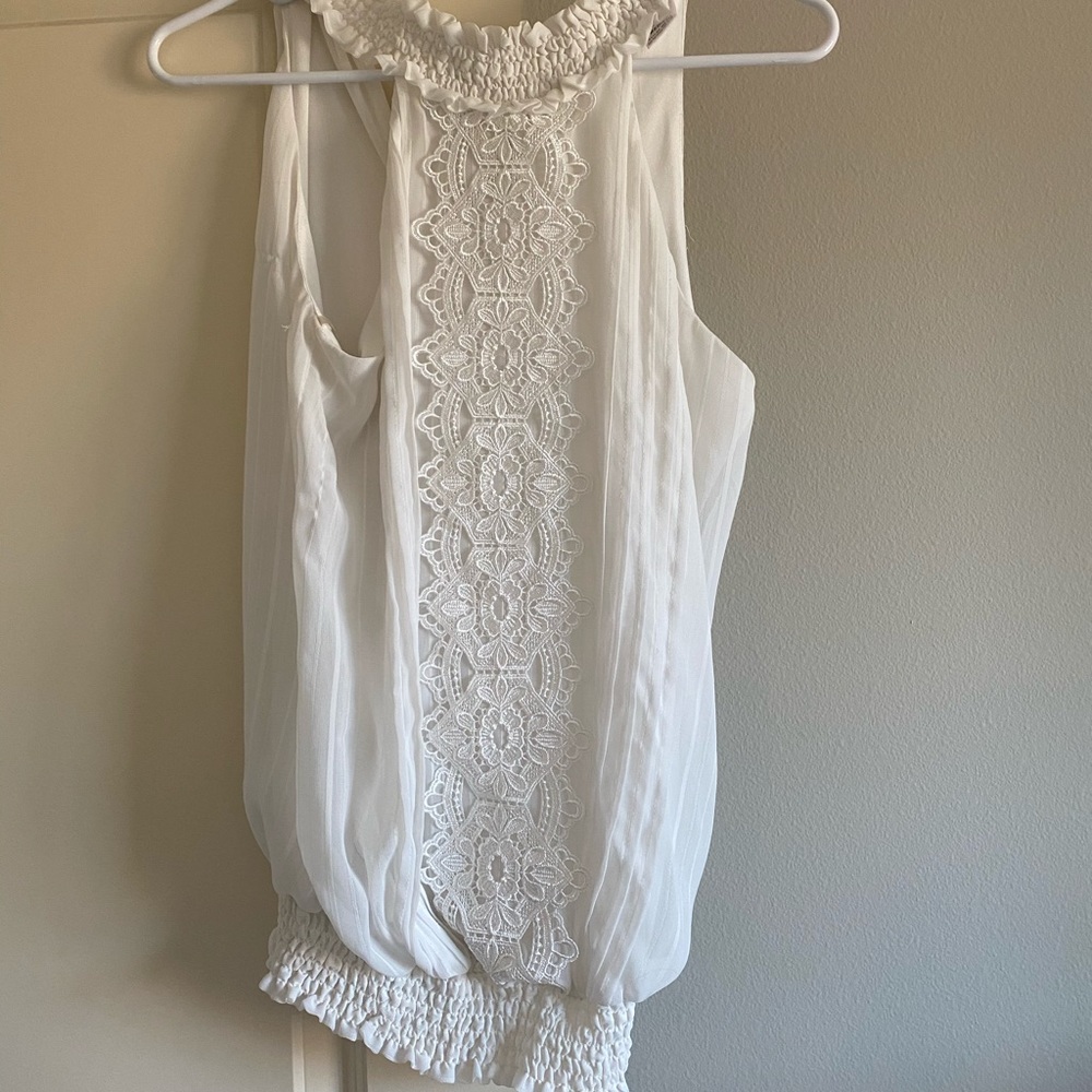 Lacey tank top